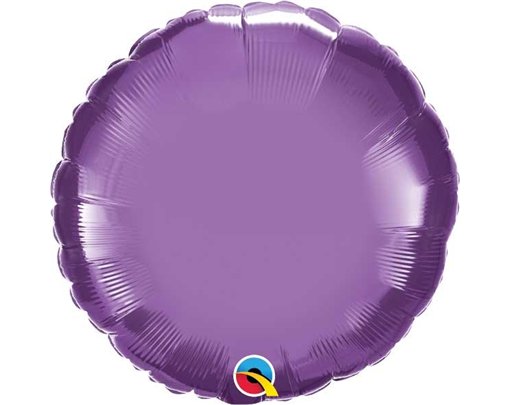 18IN CHROME PURPLE ROUND FOIL BALLOON