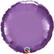 18IN CHROME PURPLE ROUND FOIL BALLOON