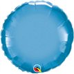 18IN CHROME BLUE ROUND FOIL BALLOON
