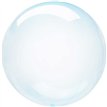 18IN CRYSTAL CLEARZ BLUE BALLOON
