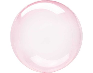 18IN CRYSTAL CLEARZ DARK PINK BALLOON