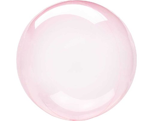 18IN CRYSTAL CLEARZ DARK PINK BALLOON