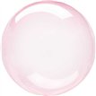 18IN CRYSTAL CLEARZ DARK PINK BALLOON