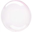 18IN CRYSTAL CLEARZ LIGHT PINK BALLOON