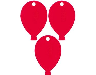 RED BALLOON SHAPED WEIGHT  25S