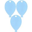 PALE BLUE BALLOON SHAPED WEIGHT  25S