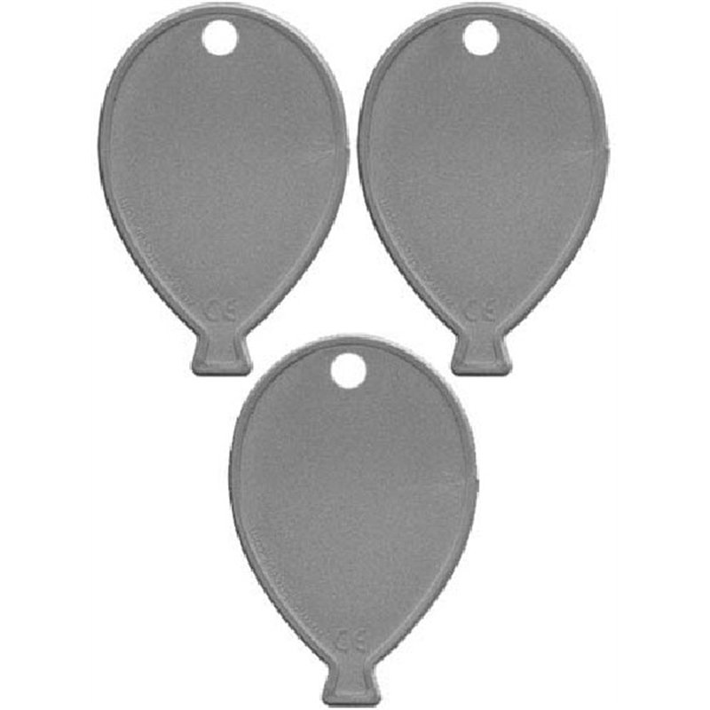 SILVER BALLOON SHAPED WEIGHT  25S