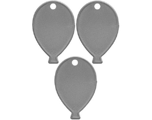 SILVER BALLOON SHAPED WEIGHT  25S