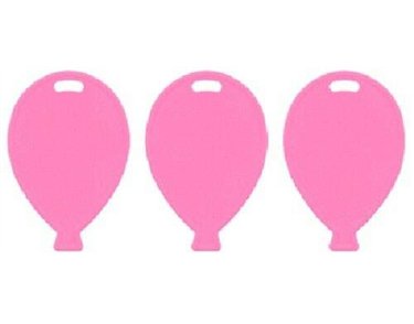 HOT PINK BALLOON SHAPED WEIGHT  25S