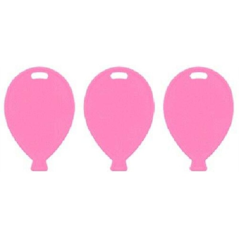 HOT PINK BALLOON SHAPED WEIGHT  25S
