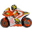 RED MOTOR BIKE SHAPED FOIL BALLOON