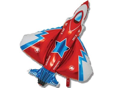 JET FIGHTER SHAPED FOIL BALLOON