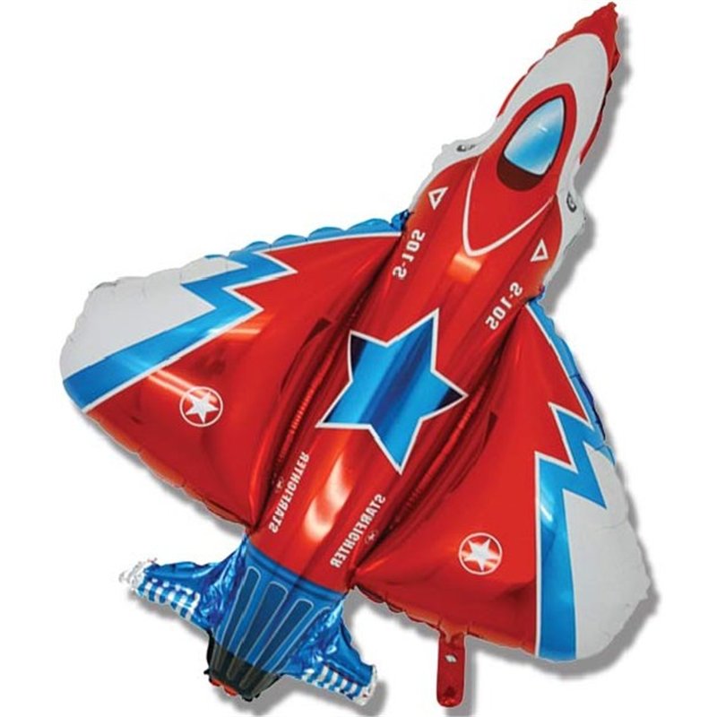 JET FIGHTER SHAPED FOIL BALLOON