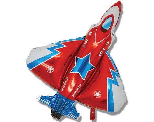 JET FIGHTER SHAPED FOIL BALLOON