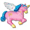 PINK UNICORN SHAPED FOIL BALLOON