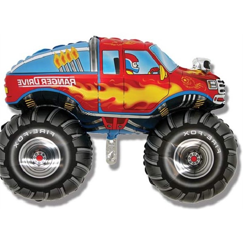 MONSTER TRUCK SHAPED FOIL BALLOON