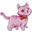 PINK CAT SHAPED FOIL BALLOON