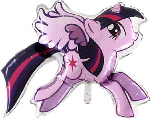 MY LITTLE PONY SPARKLE SHAPED FOIL