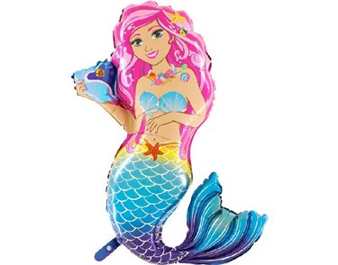 MERMAID SHAPED FOIL BALLOON