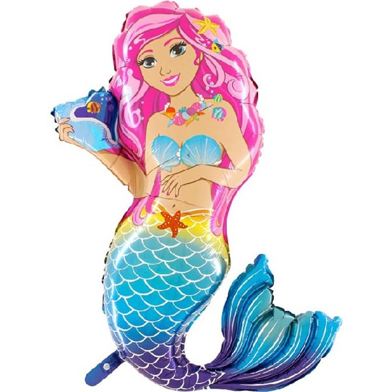MERMAID SHAPED FOIL BALLOON