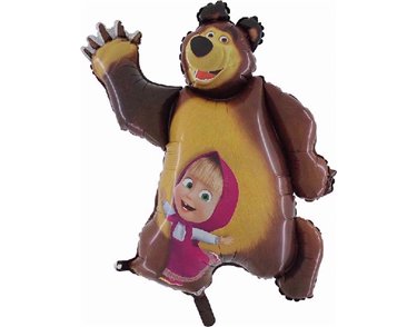 MASHA & BEAR SHAPED FOIL BALLOON