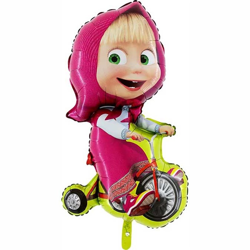 MASHA BIKING SHAPED FOIL BALLOON