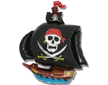 PIRATE SHIP SHAPED FOIL BALLOON
