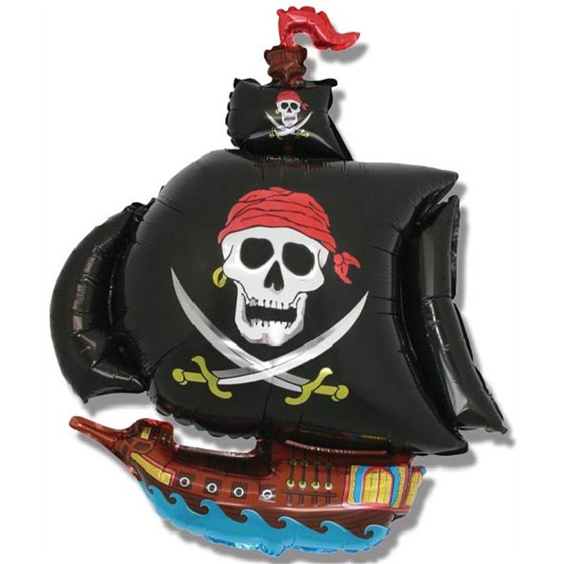 PIRATE SHIP SHAPED FOIL BALLOON