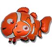 CLOWN FISH SHAPED FOIL BALLOON