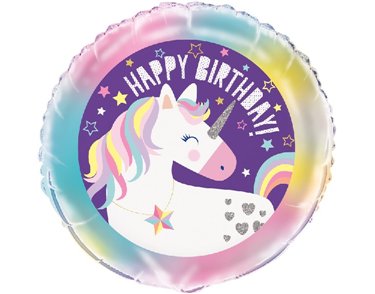 18in UNICORN FOIL BALLOON