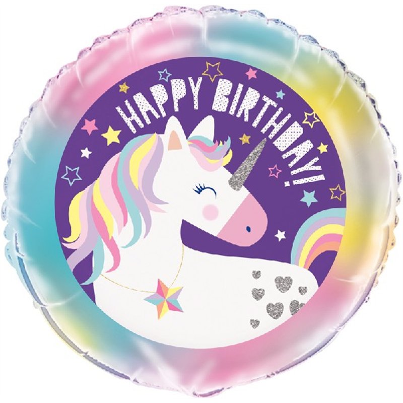 18in UNICORN FOIL BALLOON