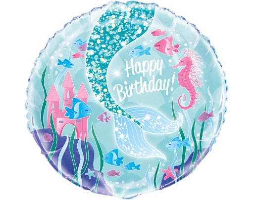 18in MERMAID FOIL BALLOON
