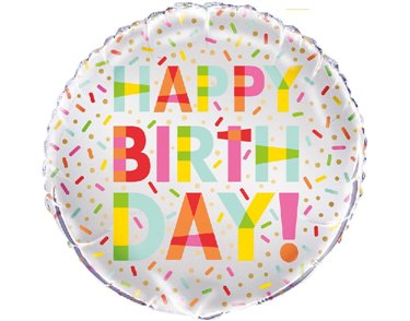18in DONUT PARTY FOIL BALLOON