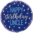 18in HAPPY BIRTHDAY UNCLE FOIL BALLOON