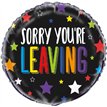 18in SORRY YOU'RE LEAVING FOIL BALLOON