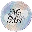 18in MR. & MRS. PRISM FOIL BALLOON