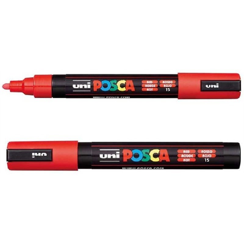 PC-5M POSCA BULLET FINE MET RED