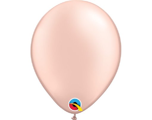100PK 5in PEARL PEACH QUALATEX