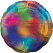18in IRIDESCENT RAINBOW CIRCLE FOIL