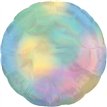 18in PASTEL IRIDESCENT RAINBOW CIRCLE FOIL