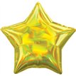 19in IRIDESCENT YELLOW STAR FOIL