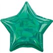 19in IRIDESCENT GREEN STAR FOIL