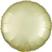 18in SATIN LUXE PASTEL YELLOW CIRCLE FOIL