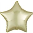 19in SATIN LUXE PASTEL YELLOW STAR
