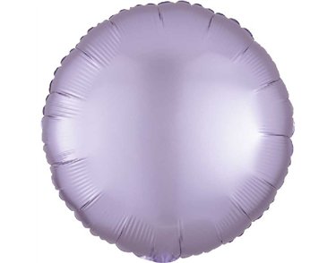 18in SATIN LUXE PASTEL LILAC CIRCLE FOIL