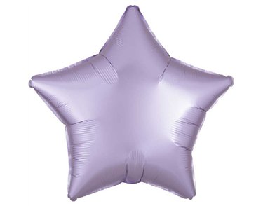 19in SATIN LUXE PASTEL LILAC STAR