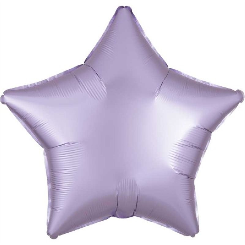 19in SATIN LUXE PASTEL LILAC STAR