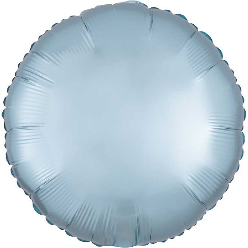 18in SATIN LUXE PASTEL BLUE CIRCLE FOIL