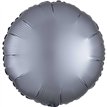 18in SATIN LUXE GRAPHITE CIRCLE FOIL