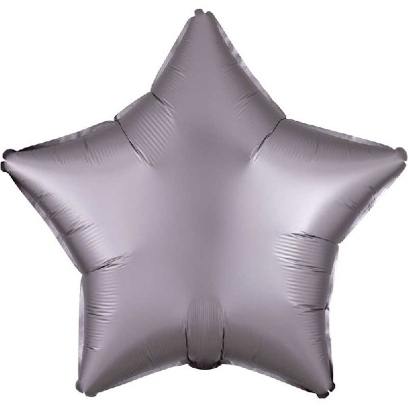 19in SATIN LUXE GREIGE STAR FOIL